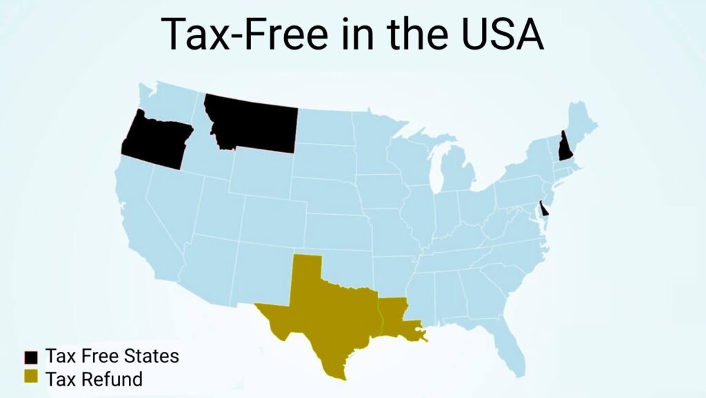 tax free california tourist